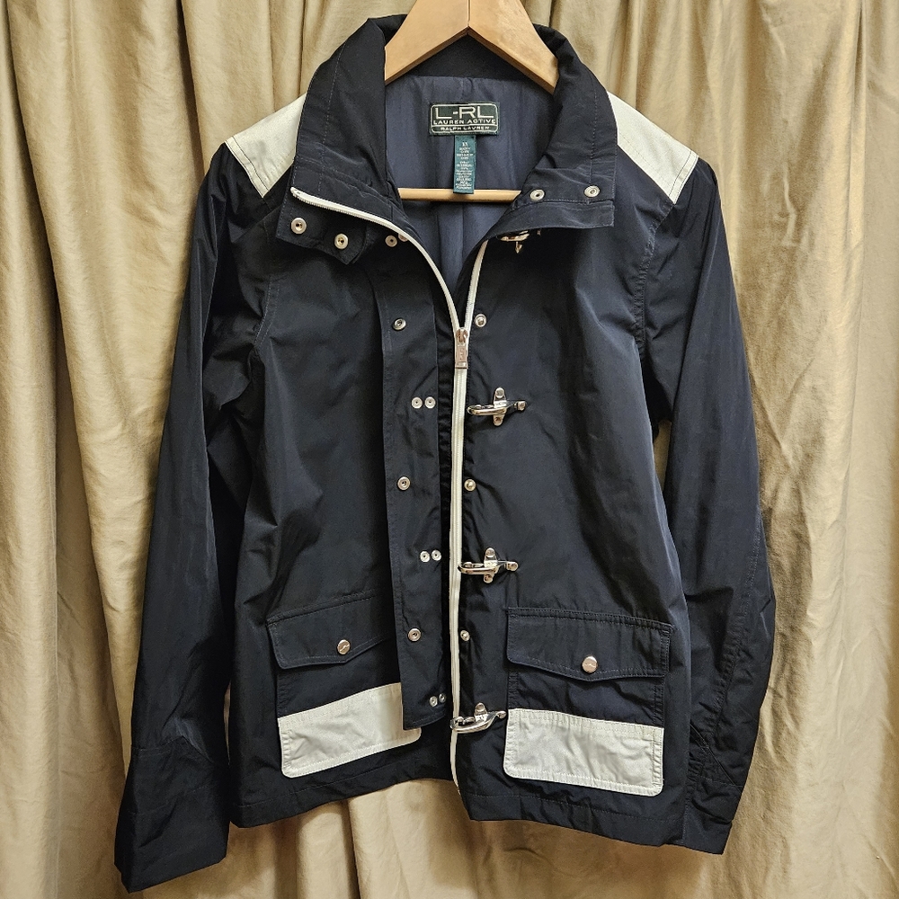Lauren Ralph Lauren, Women's Size Medium, Dark Navy Jacket